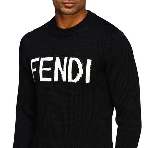 buy fendi logo sweater|fendi sweaters for men.